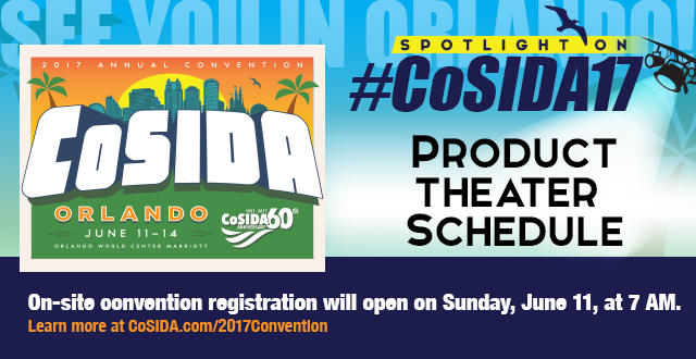 Product Theater Schedule Announced For 2017 CoSIDA Convention Exhibit Hall